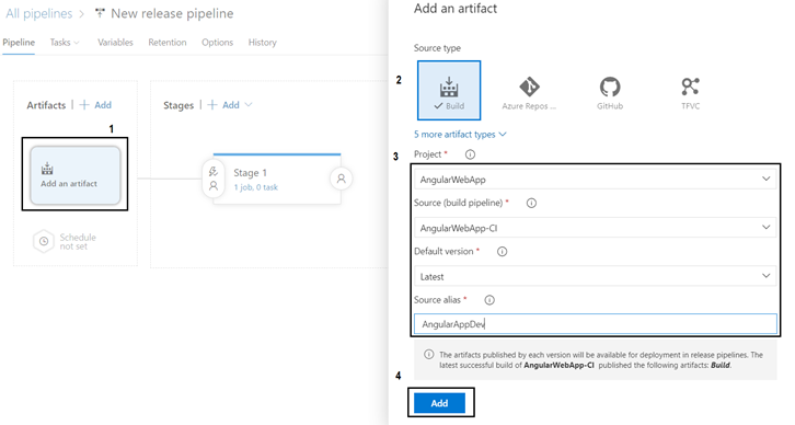 Create Release Pipeline For Angualr App Using Azure Devops